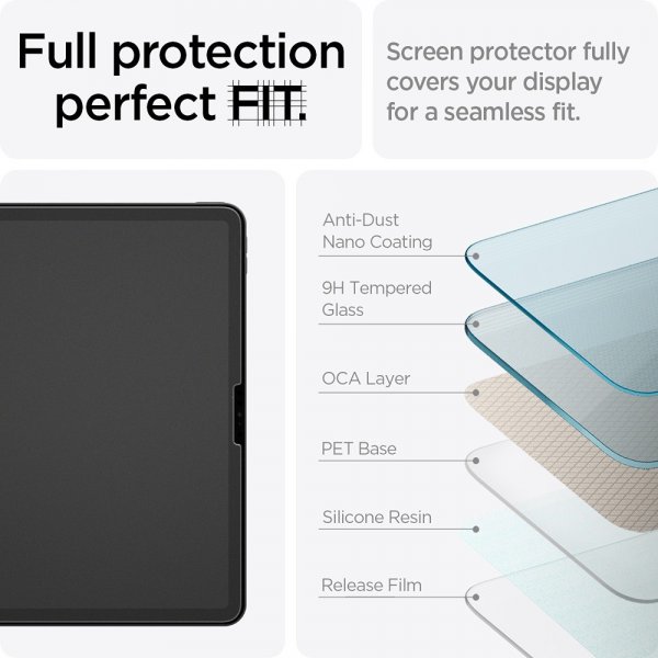 Spigen iPad Air 11 (M2/M3) Skjermbeskytter Paper Touch EZ Fit