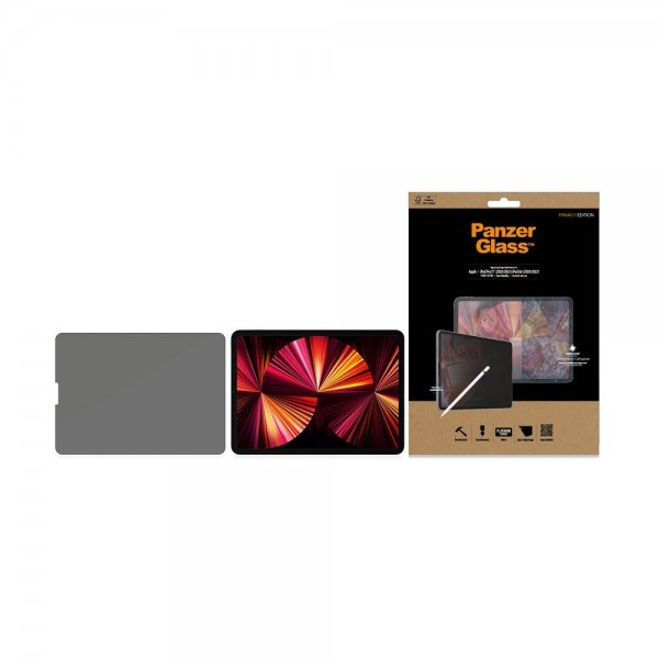PanzerGlass iPad Air 10.9 (gen 4/5)/iPad Pro 11 (gen 1/2/3/4) Skjermbeskytter Edge-to-Edge Case Friendly Privacy