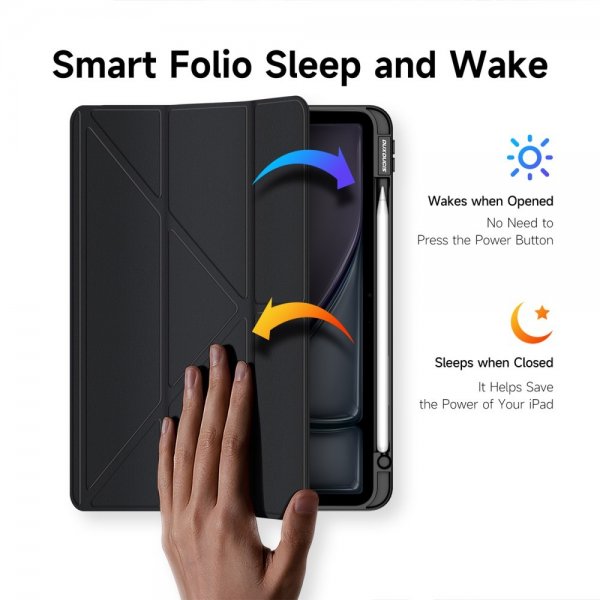Dux Ducis iPad Air 11 (M2/M3) Etui Magi Series Svart