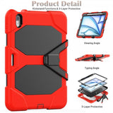 iPad Air 11 (M2/M3) Deksel Heavy Duty Armor Rød