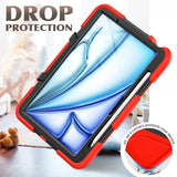 iPad Air 11 (M2/M3) Deksel Heavy Duty Armor Rød
