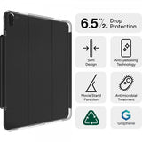 Zagg iPad Air 13 (M2/M3) Etui Crystal Palace Folio Svart Transparent