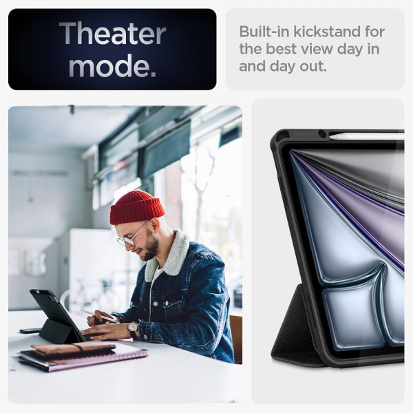 Spigen iPad Air 13 (M2/M3) Etui Urban Fit Svart