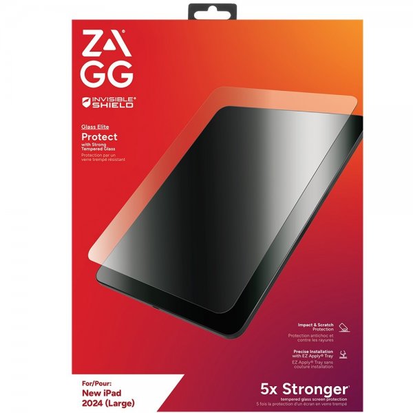 Zagg InvisibleShield iPad Air 13 (M2/M3) Skjermbeskytter Glass Elite
