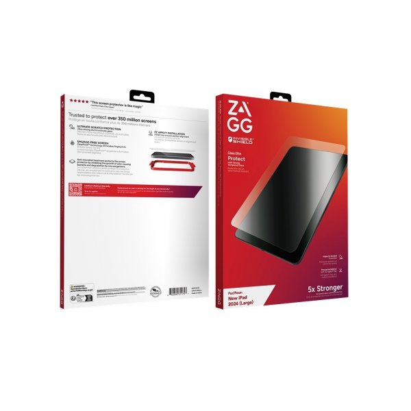 Zagg InvisibleShield iPad Air 13 (M2/M3) Skjermbeskytter Glass Elite