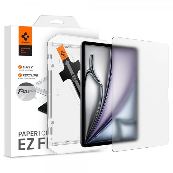 Spigen iPad Air 13 (M2/M3) Skjermbeskytter Paper Touch EZ Fit