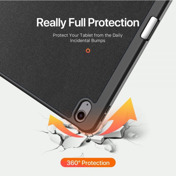 Dux Ducis iPad Air 13 (M2/M3) Etui Domo Series Svart