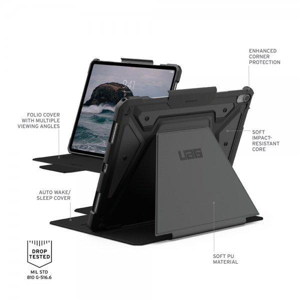 Urban Armor Gear (UAG) iPad Air 13 (M2/M3) Etui Metropolis SE Svart