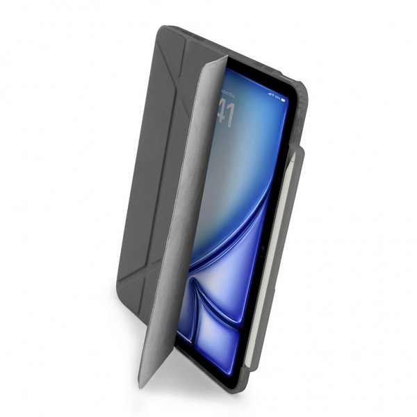 Pipetto iPad Air 13 (M2/M3) Etui Origami No3 Pencil Case Grå