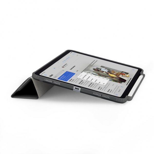 Pipetto iPad Air 13 (M2/M3) Etui Origami No3 Pencil Case Grå