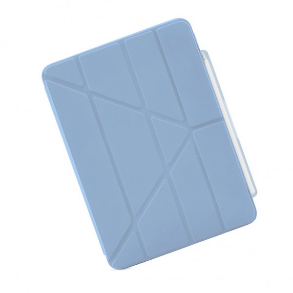 Pipetto iPad Air 13 (M2/M3) Etui Origami No3 Pencil Case Lyseblå