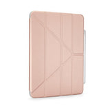 Pipetto iPad Air 13 (M2/M3) Etui Origami No3 Pencil Case Metallic Rosa