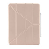 Pipetto iPad Air 13 (M2/M3) Etui Origami No3 Pencil Case Metallic Rosa