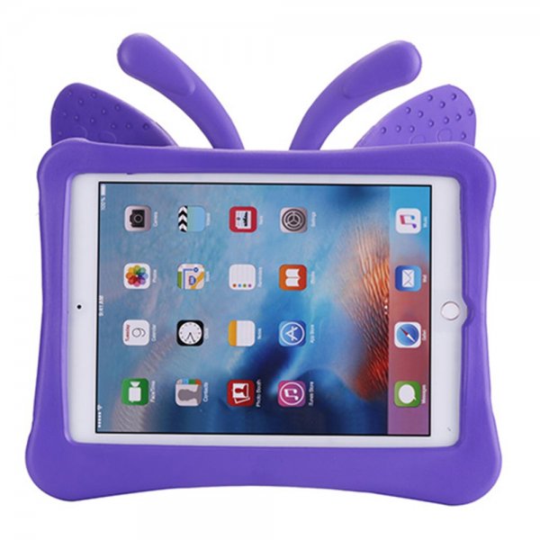 iPad Air 1. iPad Air 2. iPad 9.7 (gen 5/6) Deksel Fjäril til Barn EVA Lilla