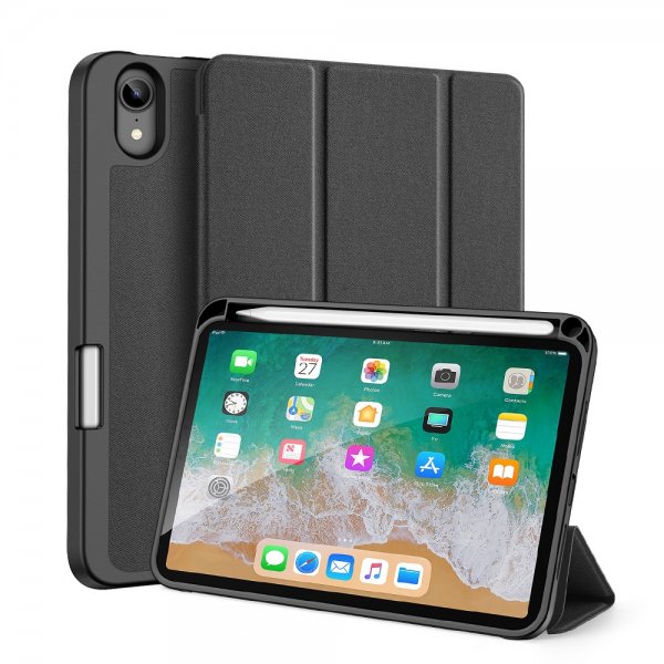Dux Ducis iPad mini (gen 6)/iPad mini (A17 Pro) Etui Domo Series Svart