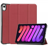 iPad mini (gen 6)/iPad mini (A17 Pro) Etui Brettbart Smart Vinröd