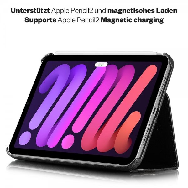 Kavaj iPad mini (gen 6)/iPad mini (A17 Pro) Etui Berlin Svart