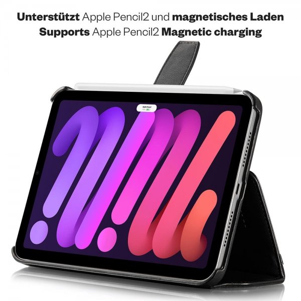 Kavaj iPad mini (gen 6)/iPad mini (A17 Pro) Etui London Svart