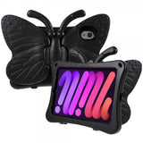 iPad mini (gen 6)/iPad mini (A17 Pro) Deksel til Barn Sommerfugl Svart