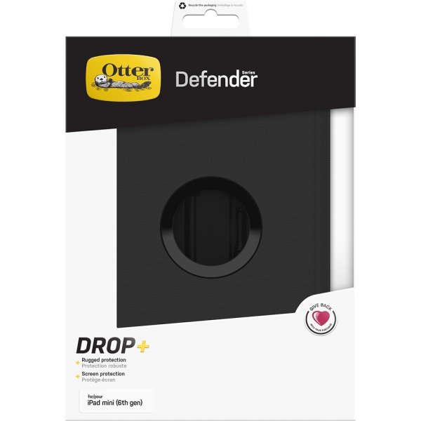 Otterbox iPad mini (gen 6)/iPad mini (A17 Pro) Deksel Defender Svart