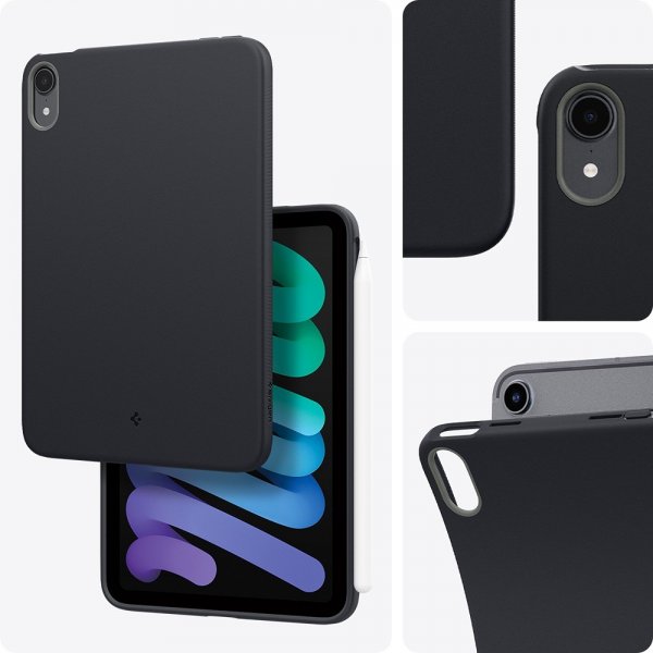 Spigen iPad mini (gen 6)/iPad mini (A17 Pro) Deksel Nano Pop Black Sesame