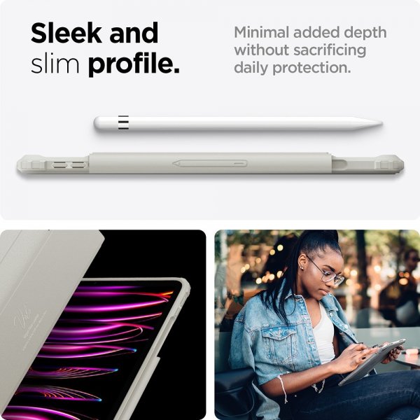 Spigen iPad Pro 11 (gen 1/2/3/4) Etui Air Skin Pro Grå