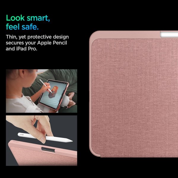 Spigen iPad Pro 11 (M4/M5) Etui Urban Fit Rosegull