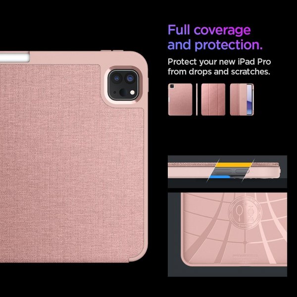 Spigen iPad Pro 11 (M4/M5) Etui Urban Fit Rosegull