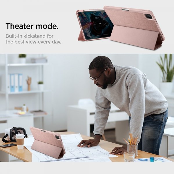 Spigen iPad Pro 11 (M4/M5) Etui Urban Fit Rosegull