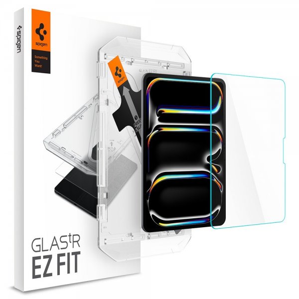 Spigen iPad Pro 11 (M4/M5) Skjermbeskytter GLAS.tR EZ Fit