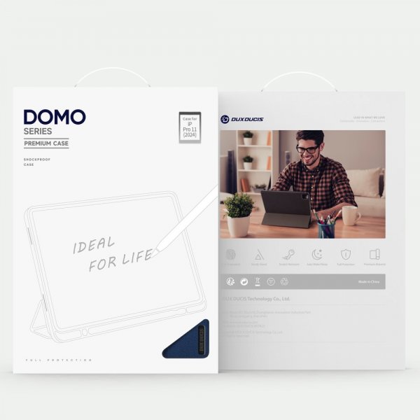 Dux Ducis iPad Pro 11 (M4/M5) Etui Domo Series Blå