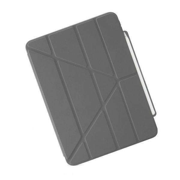 Pipetto iPad Pro 11 (M4/M5) Etui Origami No3 Pencil Case Grå