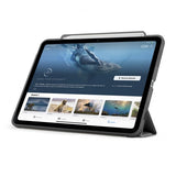 Pipetto iPad Pro 11 (M4/M5) Etui Origami No3 Pencil Case Grå
