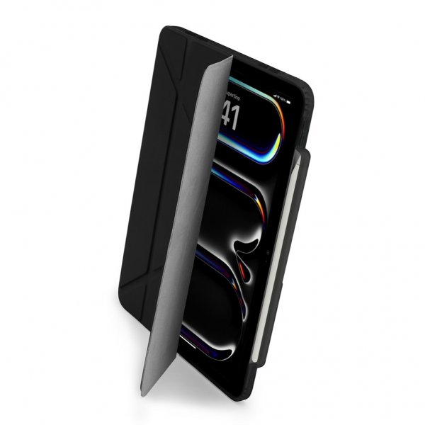 Pipetto iPad Pro 11 (M4/M5) Etui Origami No3 Pencil Case Svart