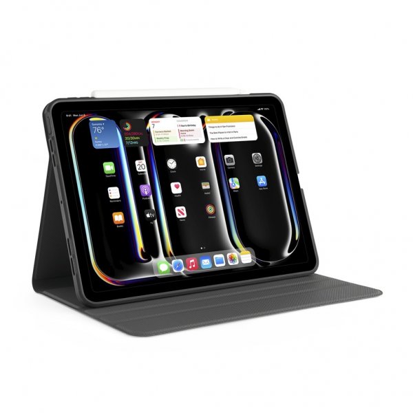 Pipetto iPad Pro 11 (M4/M5) Etui Origami No5 Rotating Folio Case Svart
