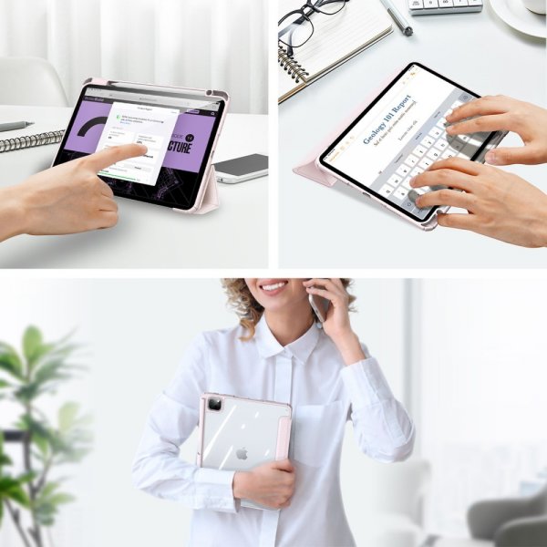 Dux Ducis iPad Pro 11 (M4/M5) Etui TOBY Series Rosa