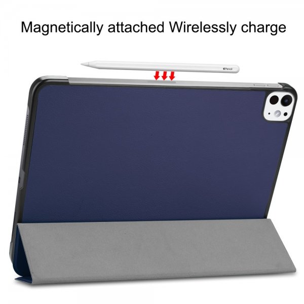 iPad Pro 11 (M4/M5) Etui Trifold Blå