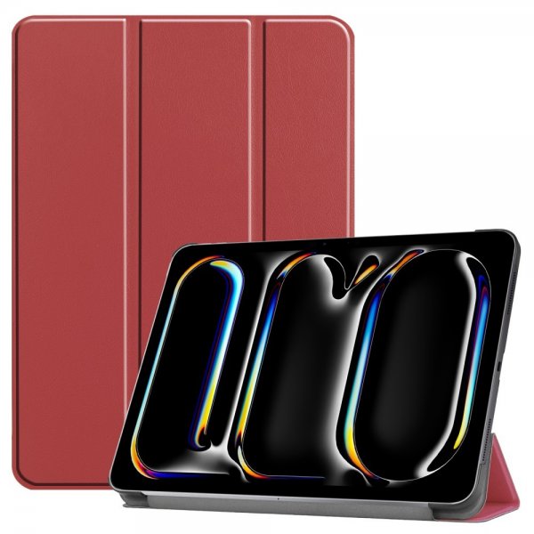 iPad Pro 11 (M4/M5) Etui Trifold Rød