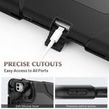 iPad Pro 11 (M4/M5) Deksel Heavy Duty Armor Svart