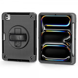 4smarts iPad Pro 11 (M4/M5) Deksel Rugged Etui Grip Svart