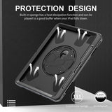 4smarts iPad Pro 11 (M4/M5) Deksel Rugged Etui Grip Svart