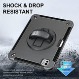 4smarts iPad Pro 11 (M4/M5) Deksel Rugged Etui Grip Svart