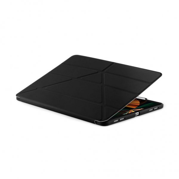 Pipetto iPad Pro 12.9 (gen 4/5/6) Sag Origami No3 Pencil Svart