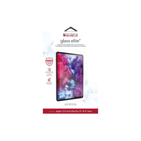 Zagg InvisibleShield iPad Pro 12.9 (gen 3/4/5/6) Skjermbeskytter Glass Elite+
