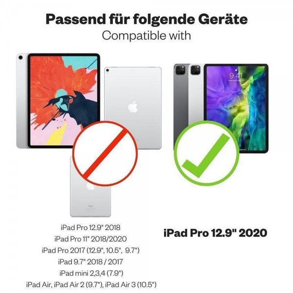 Kavaj iPad Pro 12.9 (gen 4/5/6) Etui London Brun