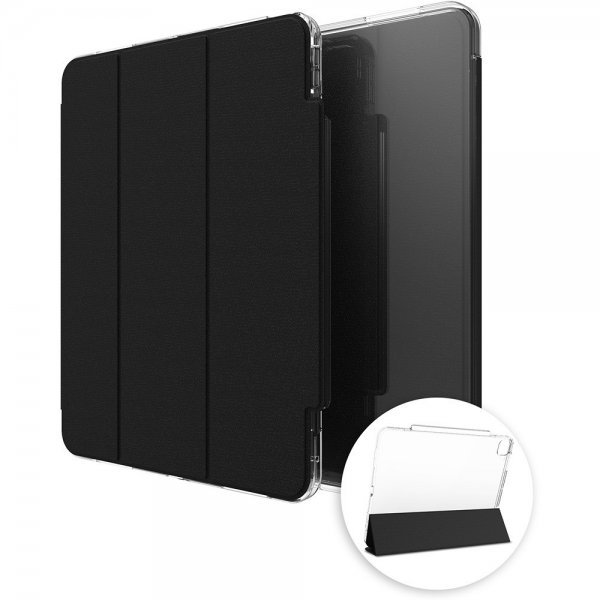 Zagg iPad Pro 13 (M4/M5) Etui Crystal Palace Folio Svart Transparent