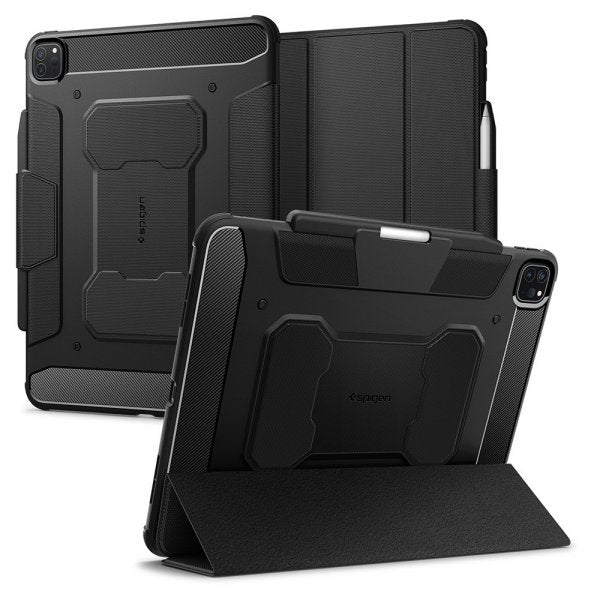 Spigen iPad Pro 13 (M4/M5) Etui Rugged Armor Pro Svart