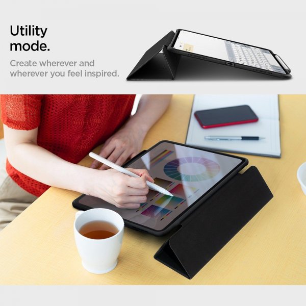 Spigen iPad Pro 13 (M4/M5) Etui Rugged Armor Pro Svart
