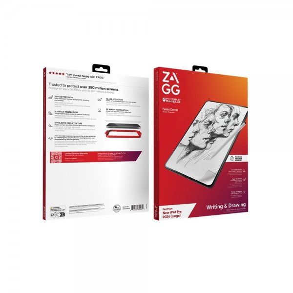 Zagg InvisibleShield iPad Pro 13 (M4/M5) Skjermbeskytter Fusion Canvas