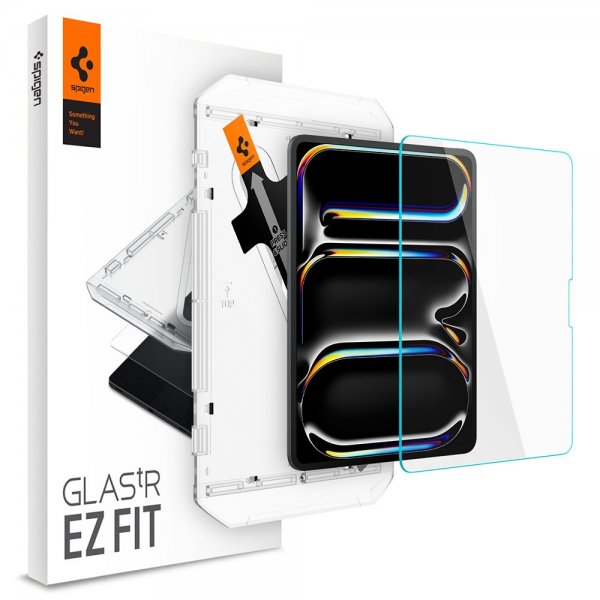 Spigen iPad Pro 13 (M4/M5) Skjermbeskytter GLAS.tR EZ Fit